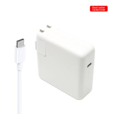 China Amazon Hot Sale OEM/ODM 61W 20.3V 3A Type-C LAPTOP Power Adapter for Apple Laptop Charging for sale