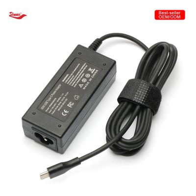 China Best Seller OEM/ODM 45W 20V 2.25A LAPTOP Desktop Power Adapter Type-C for HP Laptop Charging for sale