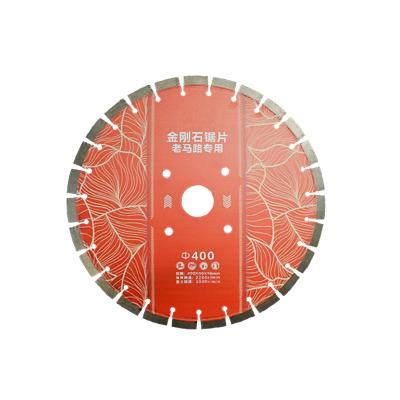 China YUESHEN 05-400 Type Old Road Dedicated Concrete Cutting Disc 230 Diamond 400mm for sale