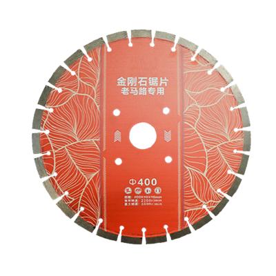 China YUESHEN 05-400 16Mm 400mm Road Dedicated Old Arix Type Diamond Blade Saw for sale