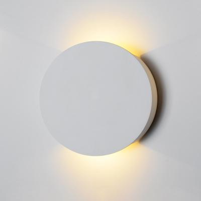 China Modern led plaster gypsum surface decoration mounted bathroom lighting fixtures scone wall lamp for home living and hotel for sale