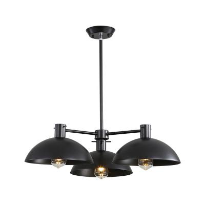 China Luxury Multihead Hotel Shades Black Circle E27 Metal Bracket Decorative Lighting Decorative Lighting Lamps for sale