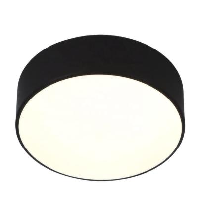 China Wholesale Vintage Black Acrylic Round Design Decoraration Modern Led Outdoor Ceiling Mounted Led Lamp For Home for sale