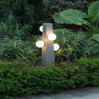 China Waterproof 2/4 LED Garden Outdoor Landscape Bollard Light Bollard Light for Lawn Yard Walkway Deck Driveway for sale