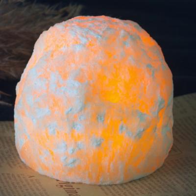 China Crystal Hand Crafted With Timer Switch Modern Himalayan Bulb Natural Salt Lamp Night Light Table Lamp For Bedroom for sale