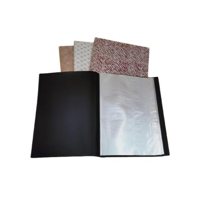 China Hard Wholesale Custom PP Laminated Plastic Glitter A4 40 Pocket Display Book Folder Presentation Folder for sale