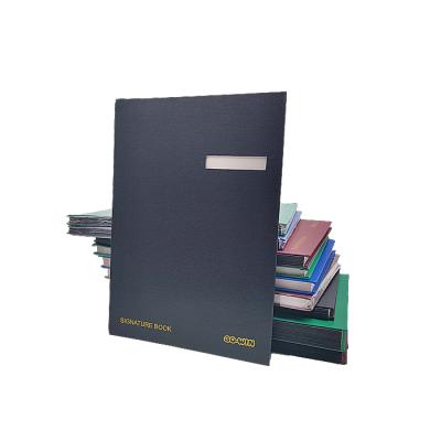 China Hard Hot Sale Guaranteed Quality PVC / Paper Signature Book for sale