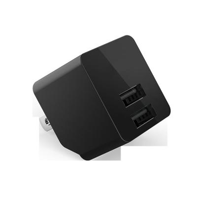 China ETL Certified 2 Port USB Wall Charger , 5 Volt 2.4 Amp Mini USB Wall Charger for sale