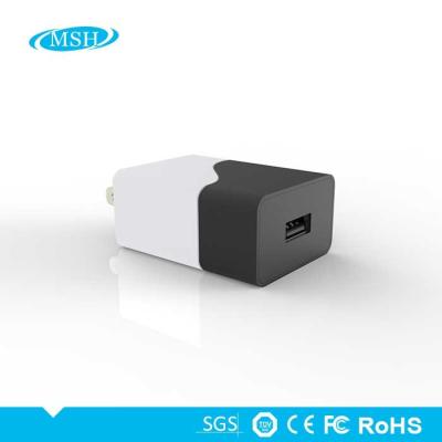 China Solo voltio 1Amp del color 5 del doble del cargador del enchufe USB del Smart Devices hizo salir el enchufe de los E.E.U.U. en venta