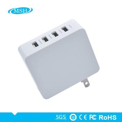 China US Plug Portable Multi Port USB Charger 6.85*5.18*2.9 Cm Size 50 / 60Hz Input for sale