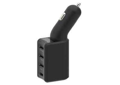 China Tipo cargador del Smart Devices USB de C en material de la PC del ABS de la prueba de fuego del coche en venta