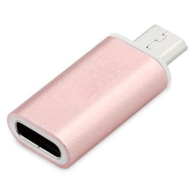 China Micro USB de alta velocidade ao adaptador de USB C, tipo de alumínio adaptador de USB de C à venda