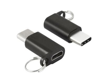 China Tipo de aluminio adaptador micro del USB de C USB con la certificación del CE de RoHS del llavero en venta