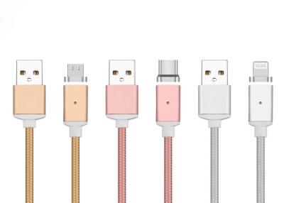 China 3,3 pies del teléfono magnético estupendo de tipo de cable de carga - relámpago micro 3 del Usb de C en 1 en venta