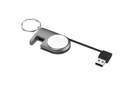 China O projeto 2018 o mais novo do carregador portátil sem fio magnético de Keychain para a série 1/2/3 do relógio de Apple à venda