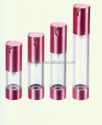 China Yuyao Factory Personal Care 10ml, 15ml, 20ml, 30ml Round Plastic Airless Pump Bottle for sale