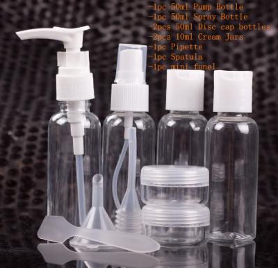 China Personal Care TSA Approved Handheld Travel Toiletries Bottle Pack Set Kit for sale