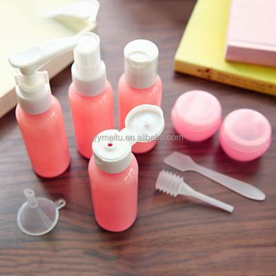 China Personal Care 2 Ounce Plastic PET Empty Refill Bottles Set Carrt On Reusable Travel Bottle TSA for sale