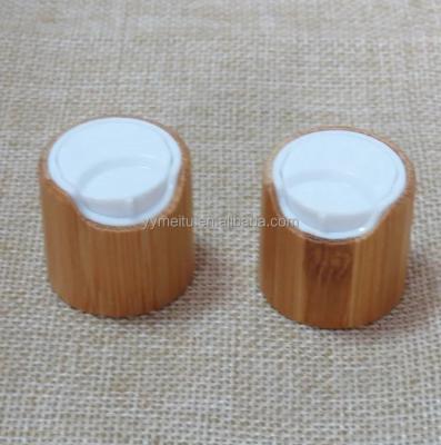 China Flip No. 20 410, 24 410, 28 410 Real Natural Bamboo Disc Top Cap For Sale In Stock Free Sample for sale