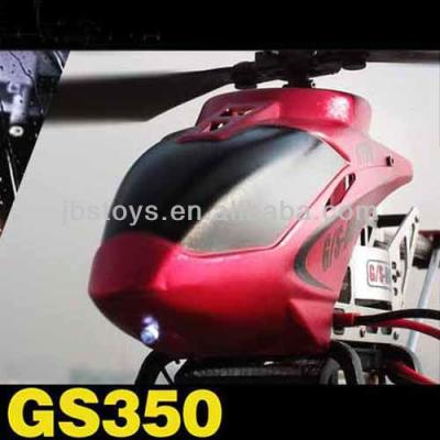 China RC Model GS350 3 Channel Gyro GS Hobby Remote Control Helicopter for sale