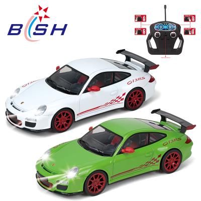 China High Level Eco-friendly 1:18 Scale Model Kids RC Car Toys Metal With Light for sale