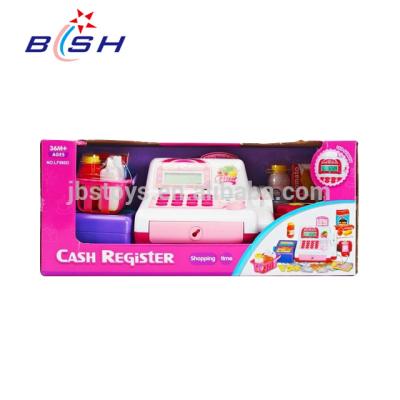 China Cash Register with Microphone Calculator Gambling Baby Food Shopping Game Set TJ15080030 for sale