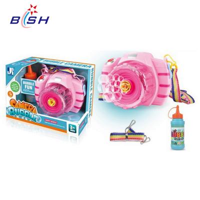 China Plastic Summer Bubble Machine Outdoor Electric Bubble Camera Toys For Kids for sale