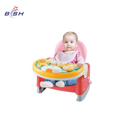 China High Quality Eco-friengly 3 in 1 Easygo Booster Seat Baby Eating Chair with Musical Piano for Babies for sale