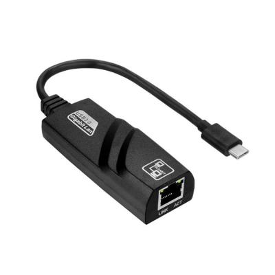 China LAPTOP Type C Usb To Usb C Adapter Gigabit LAN 1000mbps Ethernet 3.0 Type-C To Rj45 Lan Card for sale