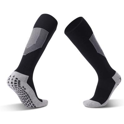 China Men's Anti-slip Deodorant Long Football Socks with Medium Thickness and Anti-slip Feature for sale