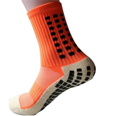 China Spring 2021 Non Slip Soccer Antislip Sport Football Grip Socks Stock for sale