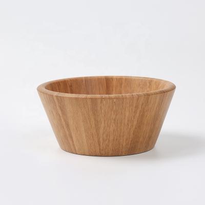 China High Quality Handmade Bamboo Wooden Accessories Amazon Viable Hot Sale Salad Fruit Bowls Kitchen Custom Logo Cooking Bowl Large for sale