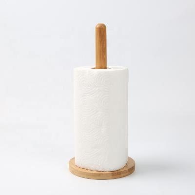 China Custom Cheap Wholesale Antique Bedside Antique Bathroom Kitchen Table Tissue Toilet Storage Bamboo Paper Rolls Holder Bamboo for sale