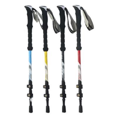 China Lightweight Aluminum Trekking Pole Rise Rise Sticks Carbon Trekking Pole for sale