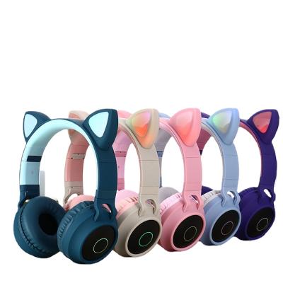 China Wholesale Comfortable Wearing Wireless Headphones Cat Ear Headphones Wireless Headset Cat Ears Bluetooth Over Ear Museeq Bluetooth Kids Headphones for sale