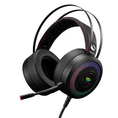 China Perfect Sound Museeq Stereo RGB Light Wired PC Gaming Headset Earphones Pro For PS4 Profesional 7.1 Headset Game With Microphone for sale