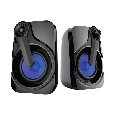 China Hi-Fi Multimedia Super Bass Stereo Sound USB 2.0 RGB Computer Stereo Light PC Gaming Active Speakers For Computer for sale