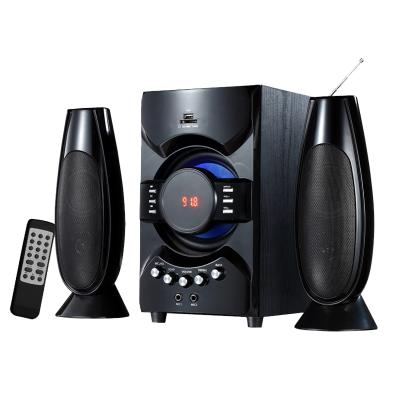 China 2018 Fashionable Smart Home System Design 2.1 Music Multimedia Speaker With USB/FM/AD/DC/SD BT Function for sale