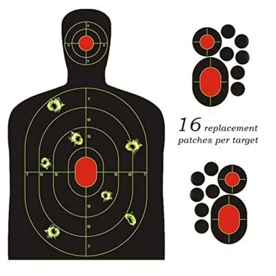 China Durable Corrugated Plastic Shooting Target Custom Design Color Size for sale