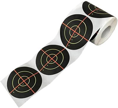 China Durable roll (200) of self-adhesive 4 inch stick and splatter target stickers for sale