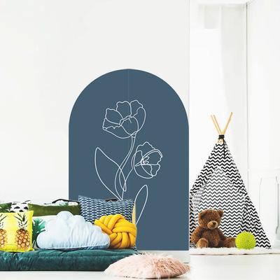 China Wholesale Custom Waterproof+Eco-friendly Large Home Decoration Arch Die Cut Vinyl Sticker Wall Decal for sale