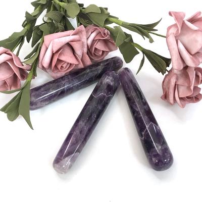 China Wholesale Europe Rock Natural Dreamy Amethyst Crystal Massage Wands For Woman for sale