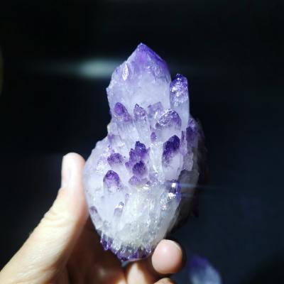 China Europe Crystal Gemstone Amethyst Skeletal Purple Quartz Crystal Cluster for Healing for sale