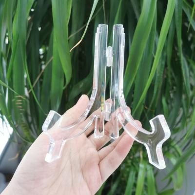 China Europe Hot Selling Crystal Slice Plastic Holder Crystal Holder For Home Decoration for sale