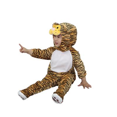 China Adult Donkey Costume Spotted Hooded Baby Dog Tiger Clothes Christmas Party Kids Animal Romper For Boys for sale