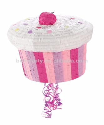 China All design or colors are available 2021 Party Supplier Wholesale Fashion Pinata Cup Cake For Birthday Party, Party Pinata for sale