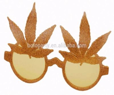 China SHAPE 2021 Wholesale Custom Maple Leaf Sun Sunglasses Funny Shade Party Shaped Glasses for sale