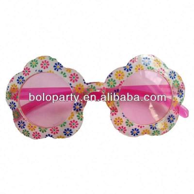 China Beautiful Flower Fashion Popular Party Sunglasses Pink Color for sale