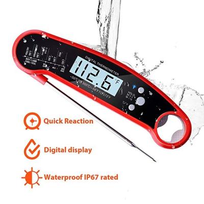 China 2022 Easy Operation Hot Selling Digital Kitchen Food Super-Fast Cooking Thermometer With Bottle Opener for sale