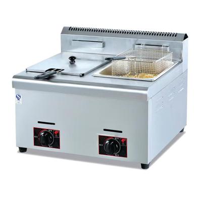 China food & Professional Beverage Factory Supply Kitchen Equipment Stainless Steel Air Gas Pressure Deep Fryer for sale